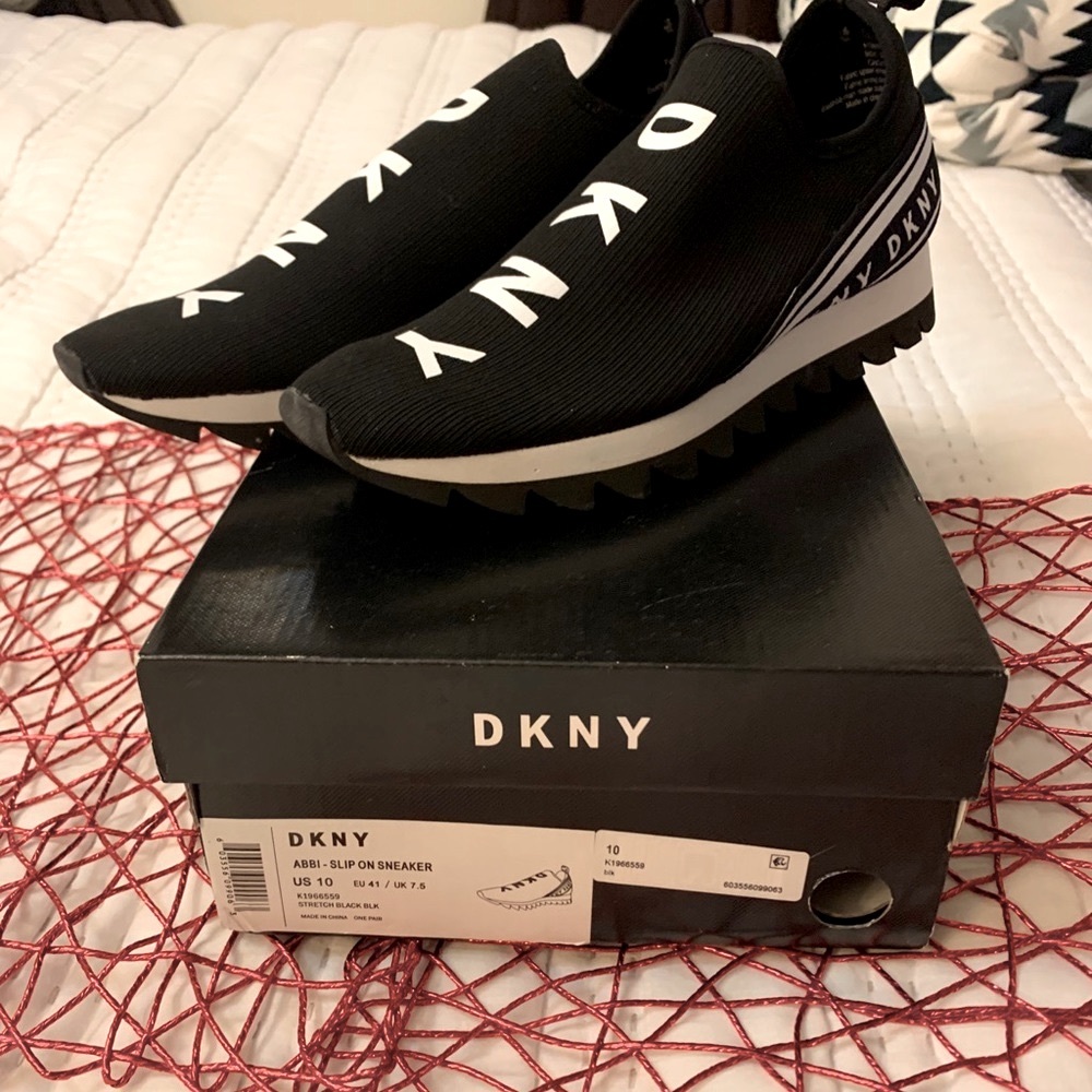 Dkny Black Abbi Slip On Sneaker